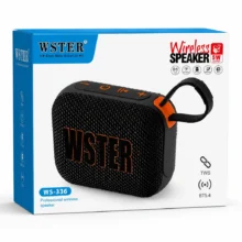 خرید اسپیکر شارژی بلوتوثی کوچک WSTER WS-336 با فلش رم و رادیو