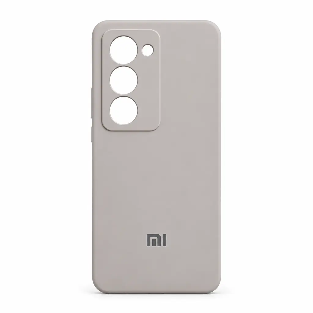 خرید قاب سیلیکونی شیائومی redmi 15 اصلی با محافظ لنز