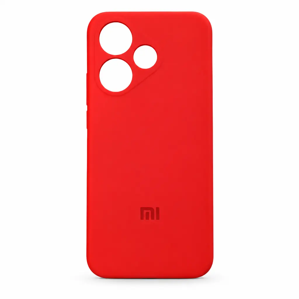 خرید قاب سیلیکونی شیائومی redmi 13 اورجینال محافظ لنزدار