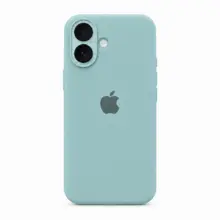 خرید قاب سیلیکونی آیفون 16 نرمال iPhone 16 اورجینال محافظ لنزدار
