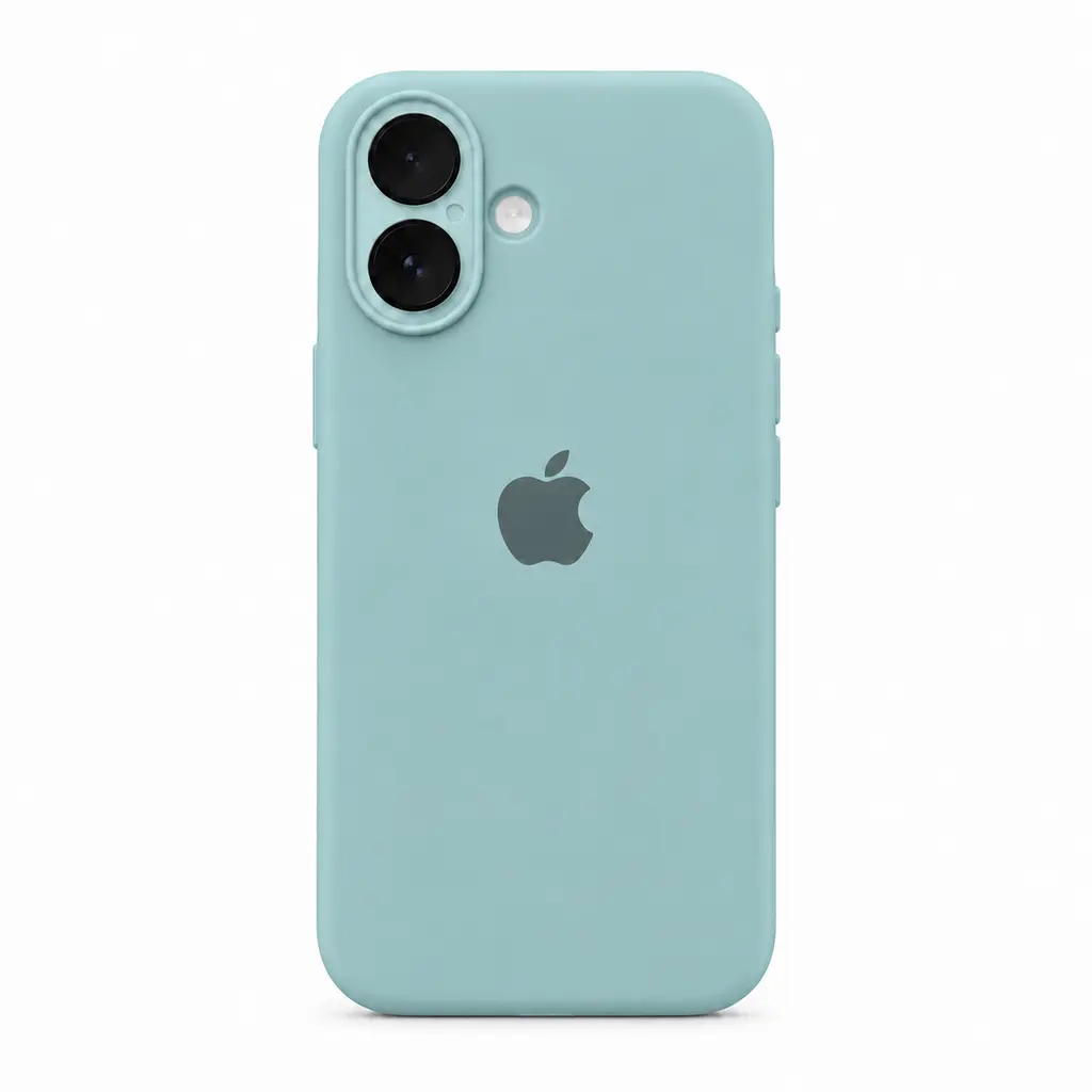 خرید قاب سیلیکونی آیفون 16 نرمال iphone 16 اورجینال محافظ لنزدار