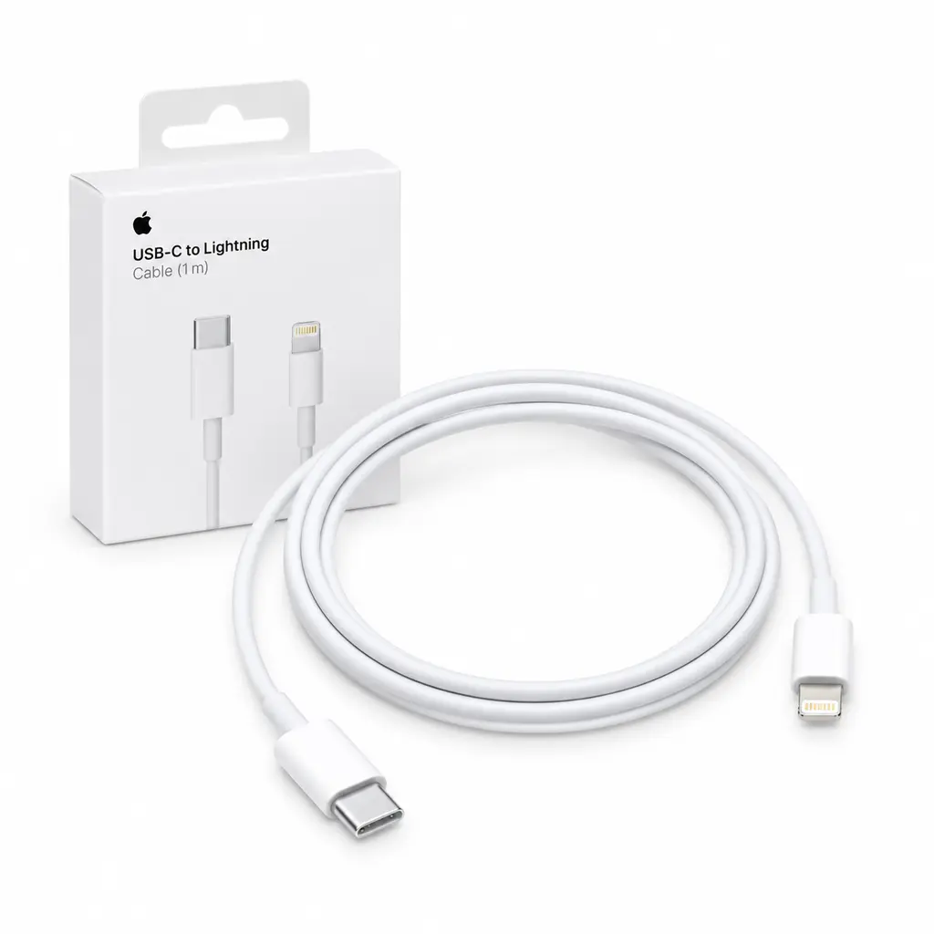 کابل شارژر usb-c به لایتنینگ اپل طول 1 متر