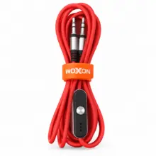 خرید کابل AUX میکروفن دار موکسوم مدل MOXOM AUX-41M اورجینال