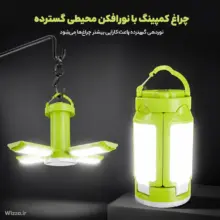 خرید چراغ کمپینگ شارژی آویزدار چندکاره مدل WL18