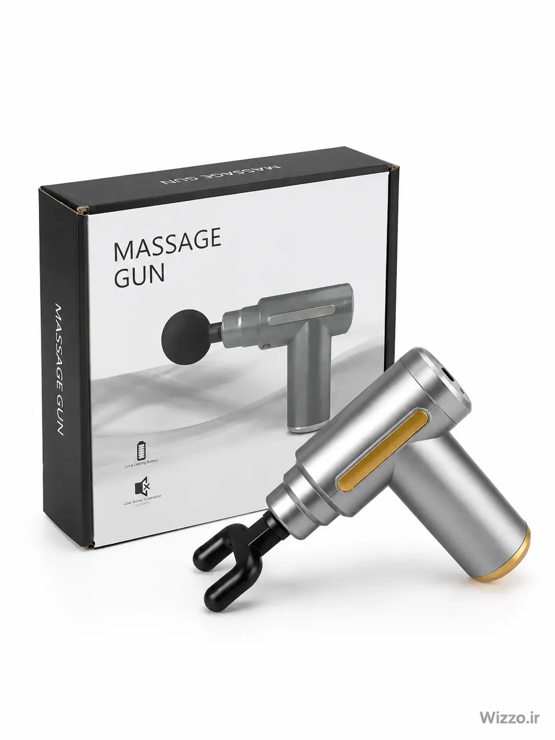 خرید ماساژور تفنگی شارژی Gun با ۴ سری قابل تعویض مدل BLD-720A