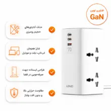 خرید شارژر و چند راهی برق الدینیو فست شارژ مدل SC4383