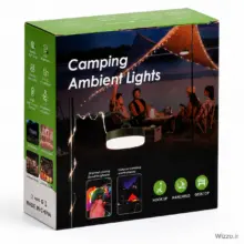 چراغ کمپینگ ریسه دار آویز شو مدل MY-618RGB-W
