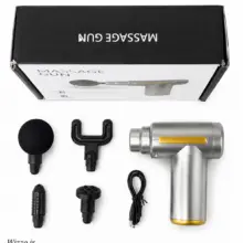 خرید ماساژور تفنگی شارژی Gun با ۴ سری قابل تعویض مدل BLD-720A