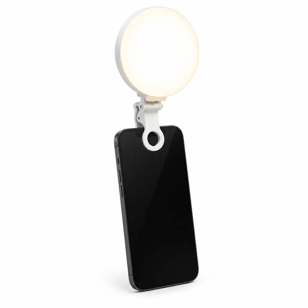 نور ثابت led تولید محتوا مدل k-01 برای موبایل و لپ‌تاپ