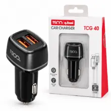 خرید شارژر فندکی 30 وات تسکو مدل TSCO TCG 40