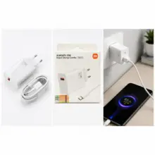 خرید شارژر 33 وات شیائومی اورجینال به همراه کابل تبدیل USB-C