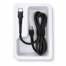 خرید کابل شارژر فست شارژ 65 وات Type C به Type C الدینیو LDNIO LC641C PD65W