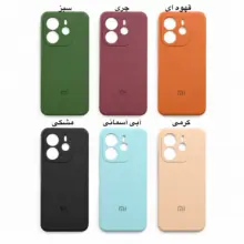 خرید قاب سیلیکونی شیائومی Note14 اورجینال محافظ لنزدار