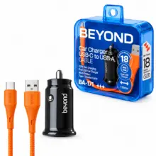 خرید شارژر فندکی فست شارژ بیاند مدل BEYOND BA-171 اورجینال با گارانتی